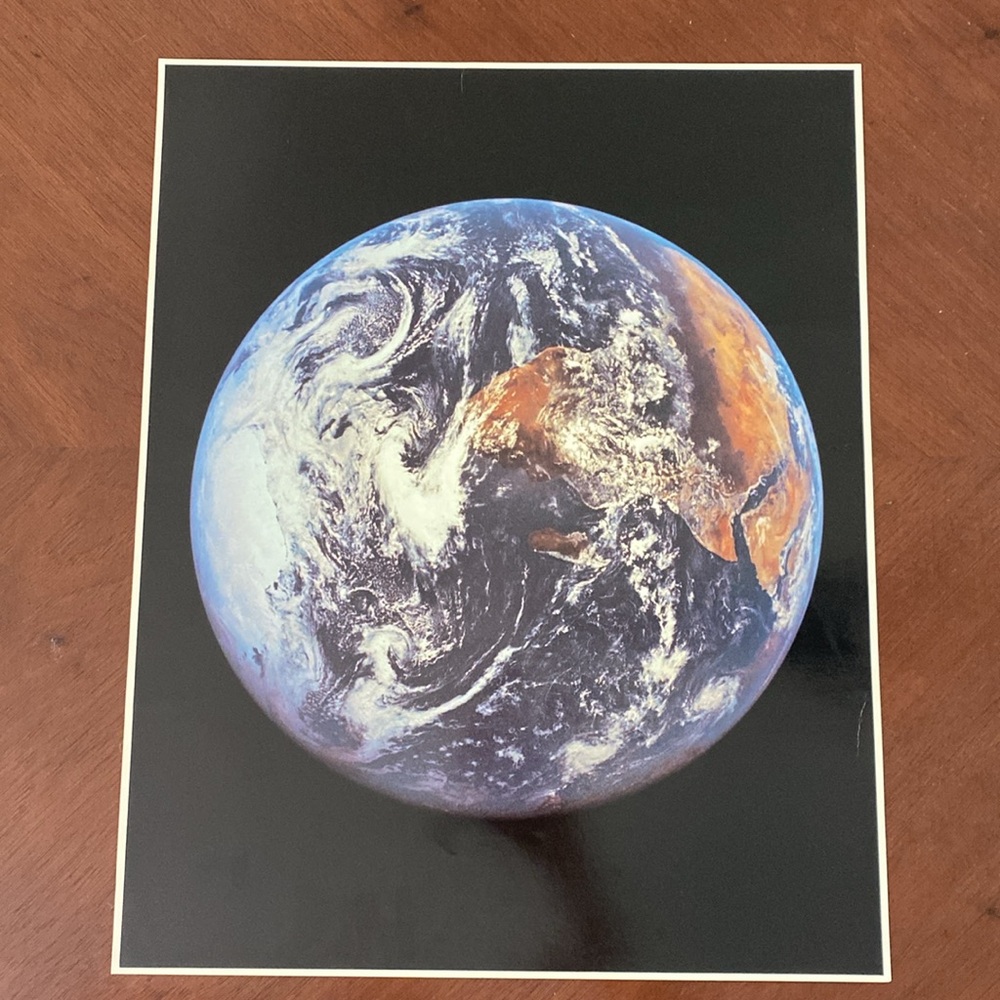 Vintage Kimball Concepts The Space Shuttle Collection F-001 NASA Photo of Earth